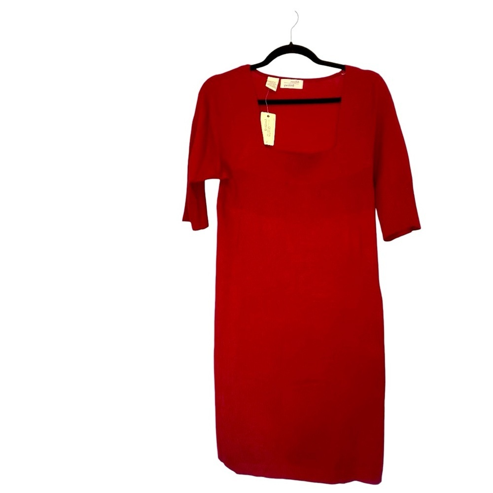 NWT Allison Brittney Woman’s Red Sweater Dress